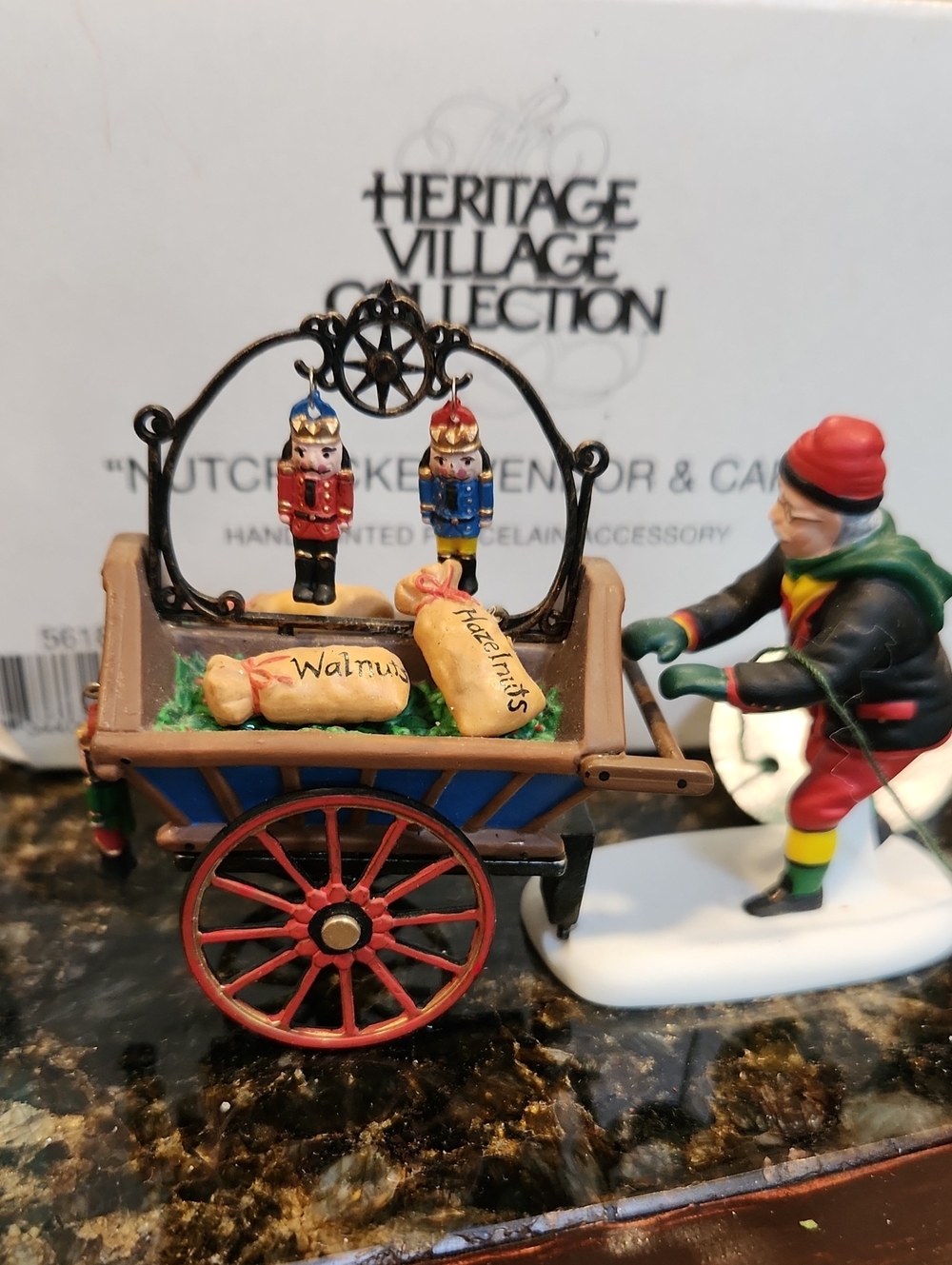 Department 56 Heritage Nutcracker Cart Village Figurine